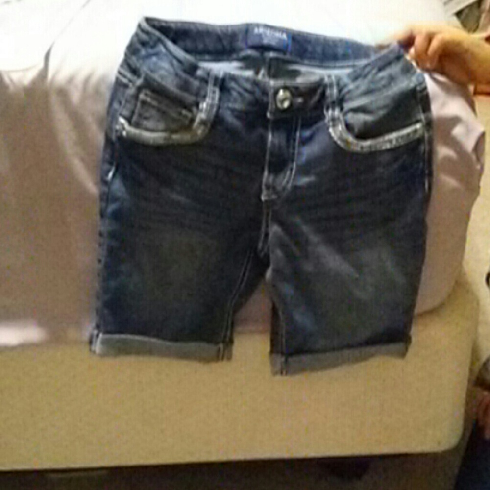 Denim shorts